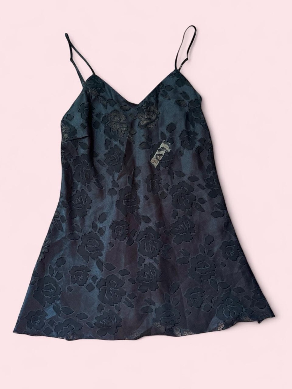Vintage Victoria Secret Rose Patterned Slip Dress